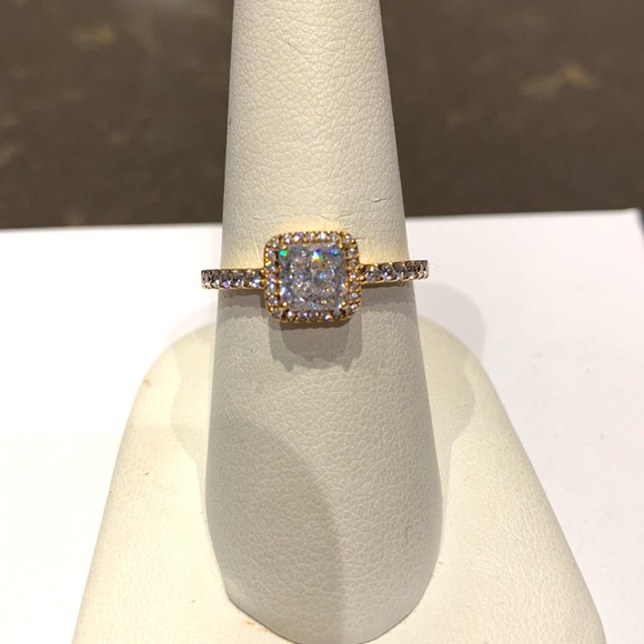 New Pandora Timeless Elegance 14kt Gold Ring - Picture 2 of 3